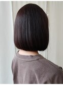 ツヤ感ストレートボブ