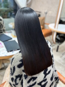 デイジーサイン(day's eye Sign)の写真/【縮毛矯正＋カット＋髪質改善ミルボンTR¥17380→¥12170】理想のやわらかナチュラルストレート◎