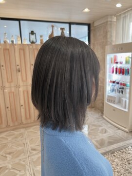 シャンティ 平岸店(Shanti) ○ブリーチなしカラー/ダークブルージュ○ 菅野裕太