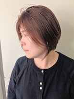 エンクス 天王町店(enx)&nbsp;着物ヘア/ダークアッシュ/ミディアムレイヤーカット/天王町HA24