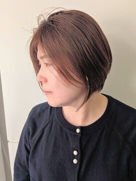 エンクス 天王町店(enx) 着物ヘア/ダークアッシュ/ミディアムレイヤーカット/天王町HA24