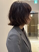 サンプラス(san+)&nbsp;ボブパーマ/レイヤーボブ/くせ毛パーマ/顔周りレイヤー