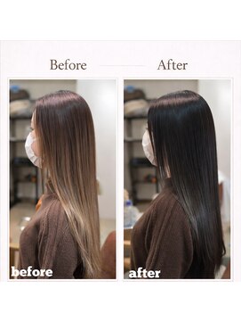 ピーターウォンヘアー(PETAR WONG HAIR) 髪質改善！ヘアマゼラントリートメント＋ダークグレージュ
