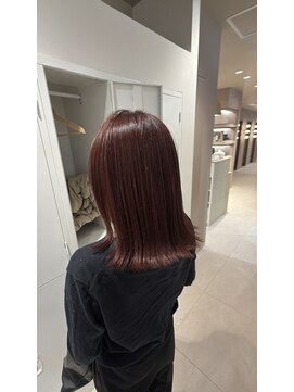 エレノア 静岡店(Eleanor) ブリーチなし!レッドブラウンカラー