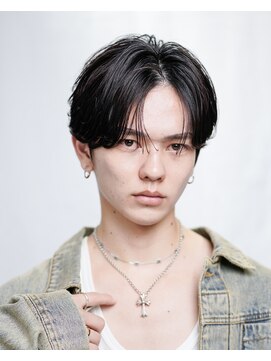 アイトーキョープラスシー 横浜(AI TOKYO+Sea) サンウォン風長めシースルーマッシュニュアンスパーマ韓国ヘア