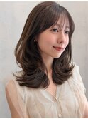 ワンカールナチュラルカールワンホンレイヤーデジタルパーマ