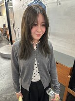 ニール 名古屋 伏見 丸の内(NEELU)&nbsp;【RIE】ニュアンスレイヤーオリーブベージュ