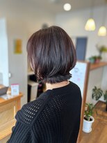トップヘアー 池の内店(TOP HAIR) 深みブラウン×レイヤーボブ/30代40代