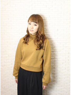 ヘアーメイク ゴエン(HAIR MAKE GOEN) 愛されバング×ウェーブロング