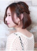 お呼ばれヘアセット ♪