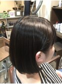 乾かすだけで内巻きになるボブ