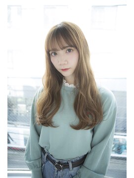 サロンドミルク 原宿(salon de MiLK) 【salon de MiLK 原宿】やわらか透明感カラー×ウェーブ