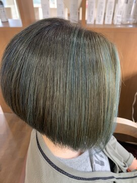 プレッソヘアー Presso hair ハイライトからのマットカラー