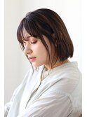 艶のある、上品カジュアルボブ