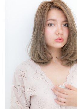 カバーヘア 上尾西口店(COVER HAIR) ペールベージュかき上げニュアンスワンカールY上尾10代20代30代