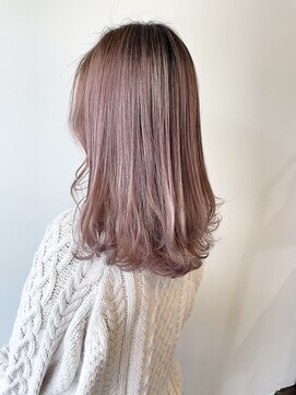 サミット ウル(SUMMIT ulu.) 【ulu  yui】ピンクベージュ　レイヤースタイル