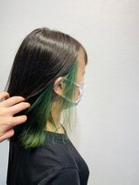 エイム ヘア デザイン 町田店(eim hair design) インナービビットグリーン