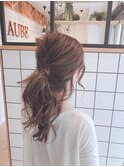 おしゃれヘアアレンジ/ゆる巻き