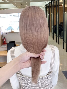 ヘアサロン ハクギンザ(hair salon haku GINZA) 【haku/川口】ミルクティーベージュ【銀座/銀座5丁目】