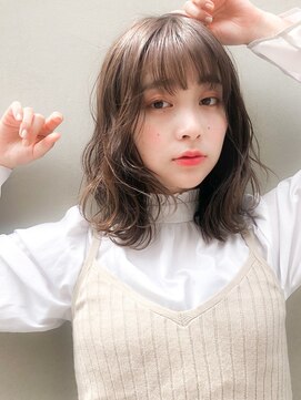 ルティア(Lutia) レイヤースタイル マロンベージュカラー