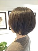 丸みショートボブ