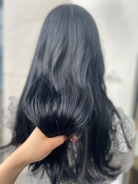 ノチ(Noci) 【和田寧々】ブルーブラック/地毛風カラー