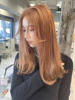 トルネード(TORNADO)&nbsp;朝国風へア 外国人風へア くびれヘア オレンジベージュM1227