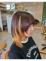 ヨハク(yohak)&nbsp;ウルフ×インナーカラー