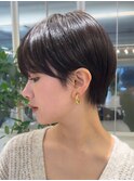 ショートボブ20代30代40代大人可愛い暗髪うる艶髪青山表参道