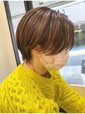 360°可愛い♪大人かわいい丸みショートカット 【milly梅田】