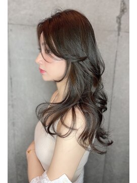 クーエフー(coo et fuu) 10代20代30代40代50代 前髪　グレージュ　顔まわりカット　藤沢