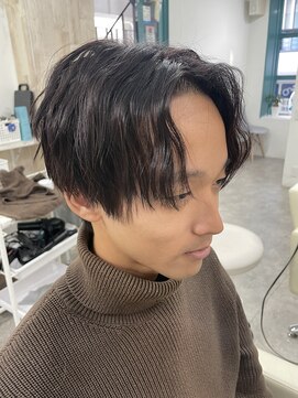 ヘアースタジオ ゼン(hair studio Zen) センターパート×ウェーブセット【キモト】