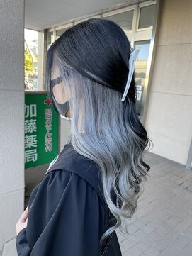 ルーミング 成田店(Rooming) ホワイトシルバーインナーカラー