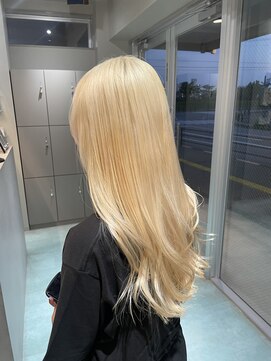 エイト 沖縄豊崎店(EIGHT toyosaki) 【EIGHT 豊崎】お客様スタイル_ホワイトブロンド