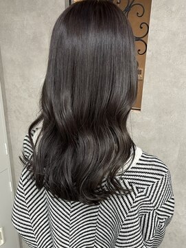 ルノン シェリー(LUNON cheliy) グレージュカラー　ブリーチ/グレージュカラー/韓国/ミディアム