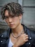 [メンズ★]カット＋メッシュ＋パーマ￥13,900