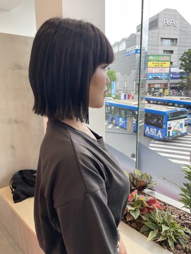 デコラソラン 本川越(DECORA SORAN) グレージュ＊切りっぱなしボブ【川越】