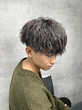 ネクスト 静岡店(NEXT) MEN'S HAIR/ダークアッシュ/ニュアンスパーマ/韓国マッシュ