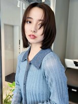 トリッカ シブヤ(TRICCA SHIBUYA)&nbsp;艶カラー/ ウルフ/ ミディアムレイヤー/似合わせカット