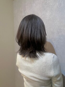 ウィスプ 赤羽店(wisp) 上品さを纏う大人かわいいくびレイヤー 髪質改善TR 小顔カット#3