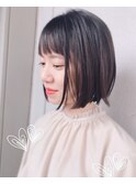 【＋ONE 自由が丘】切りっぱなしボブ