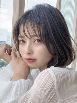 アガリ 銀座店(AGARI)の写真/[銀座駅]《very AGARI姉妹店☆》【新規限定★人気★】カラー+カット+ミルボントリートメント¥7900～