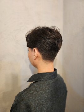 アゲイン(Again) #ツーブロックかき上げバンク