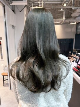 アルバム 銀座(ALBUM GINZA) マロンベージュ似合わせカットフェミニンロング_ba539001