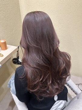 ランリ 名古屋名駅(ranri) ピンクブラウン　NANAMI