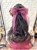 袴×ヘアアレンジ