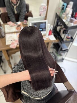 ハピネス 梅田茶屋町店(HAPPINESS) 髪質改善 透明感カラー シアーグレージュ 艶髪