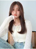 ANGELICA 韓国風ナチュラルヘア 秋っぽハニーブラウン