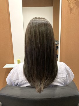 リバティ 登戸(Liberty) セミロング×オリーブベージュ