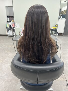 ガルボヘアー 桟橋店(garbo hair) ロング　レイヤー　可愛い　柔らかカラー　トリートメント